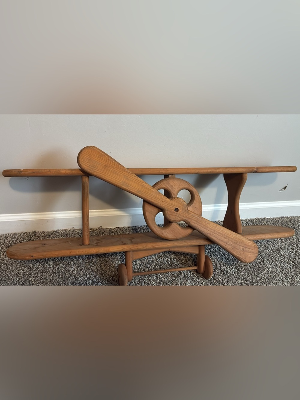 Cottagecore Wooden Plane Shelf